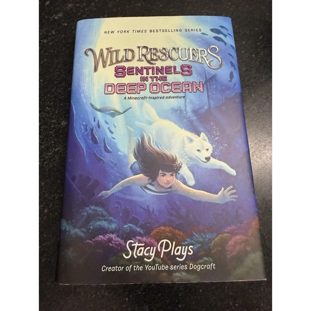 Wild Rescuers Complete Hardcover Set 1-4 Stacy Plays Minecraft‎ Adventure Books